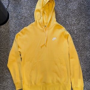 Nike Men's Yellow Hoodie